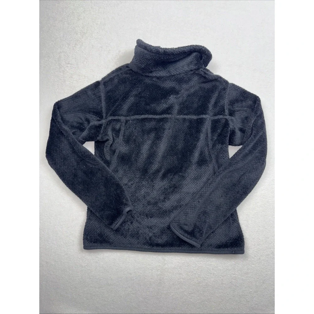 Patagonia Womens Re-Tool Snap-T Fleece Pullover‎ Polartec Size XS Black Soft